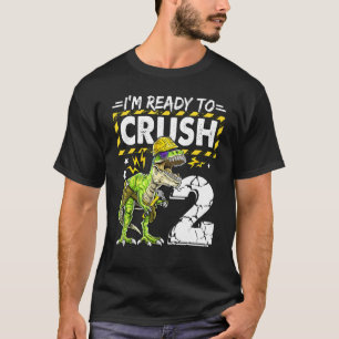 Camiseta Estou pronto para esmagar 2 canteiros de obras de 