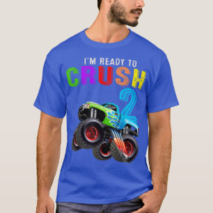 Camiseta Estou pronto para esmagar 2 Monstros de segundo an