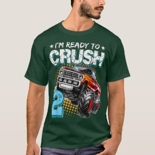 Camiseta Estou pronto para esmagar 2 Monstros segundos aniv
