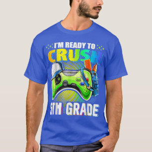 Camiseta Estou pronto para esmagar 5 controladoras de vídeo