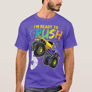 Camiseta Estou pronto para esmagar 5 Monstros 5 de Aniversá
