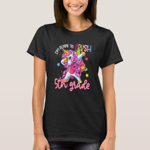 Camiseta Estou pronto para esmagar 5 no primeiro dia do Uni