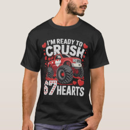 Camiseta Estou Pronto para Esmagar 67 Corações Presente de
