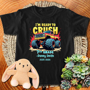 Camiseta Estou pronto para esmagar 7 de volta à escola