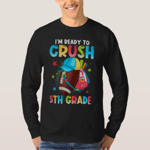 Camiseta Estou pronto para esmagar a bola de futebol do 1º