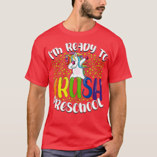 Camiseta Estou pronto para esmagar a pré-escola 10
