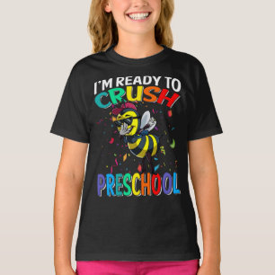 Camiseta Estou pronto para esmagar a pré-escola de volta