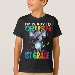Camiseta Estou pronto para esmagar a rua Koala de volta à e