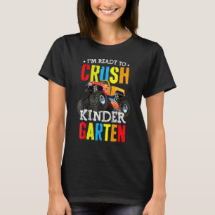 Camiseta Estou Pronto Para Esmagar Caminhão Monstro Jardim