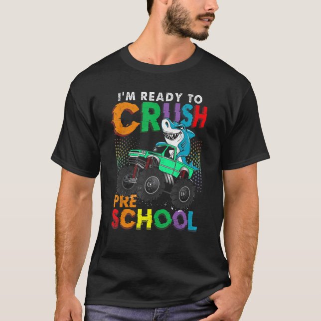 Camiseta Estou pronto para esmagar de volta à Roupa da esco (Frente)
