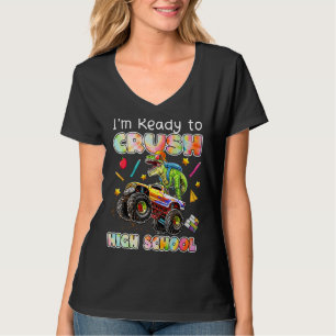 Camiseta Estou pronto para esmagar Dinos de Caminhão Segund