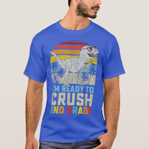Camiseta Estou Pronto Para Esmagar Dinossauro segundo De Vo