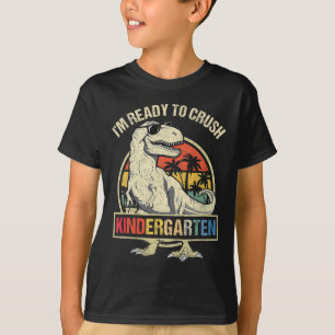 Camiseta Estou Pronto Para Esmagar Meninos Dinossauros do J