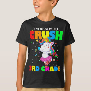 Camiseta Estou pronto para esmagar o 3º ano
