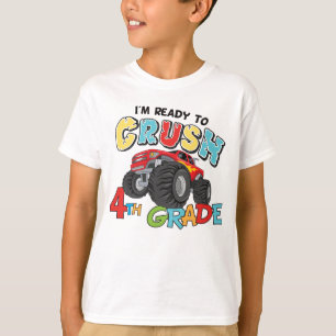 Camiseta Estou pronto para esmagar o 4º ano