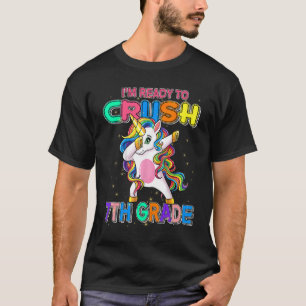 Camiseta Estou pronto para esmagar o 7 da Grama de Bebê Uni