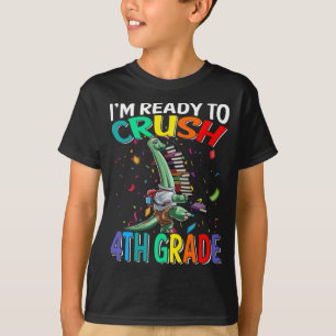 Camiseta Estou pronto para esmagar o Brachiossauro do 4º a