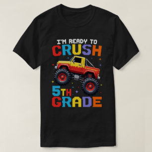 Camiseta Estou pronto para esmagar o caminhão de monstro 5