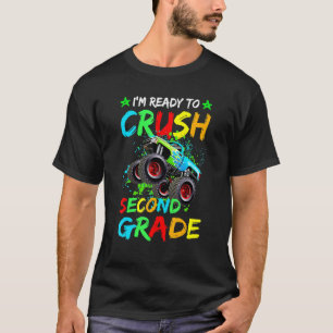 Camiseta Estou pronto para esmagar o caminhão de monstro do