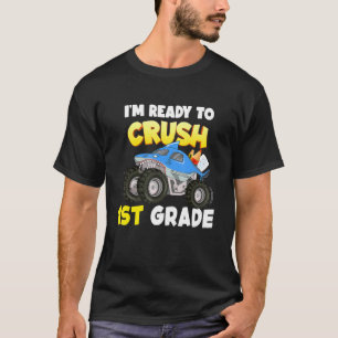 Camiseta Estou Pronto Para Esmagar O Caminhão Monstro Da ru