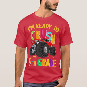 Camiseta Estou Pronto Para Esmagar O Caminhão Monstro De 5 