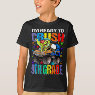 Camiseta Estou pronto para esmagar o caminhão monstro do 9º