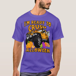 Camiseta Estou Pronto Para Esmagar O Caminhão Monstro Do Di
