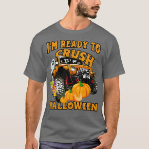 Camiseta Estou Pronto Para Esmagar O Caminhão Monstro Do Di
