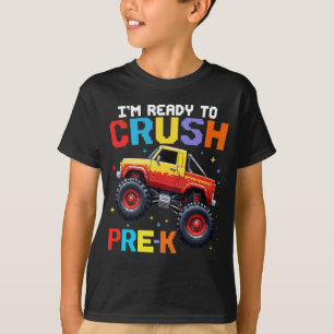 Camiseta Estou pronto para esmagar o caminhão pré-K