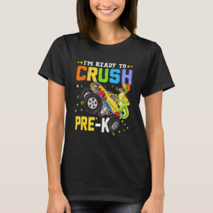 Camiseta Estou pronto para esmagar o Dinossauro de Caminhão
