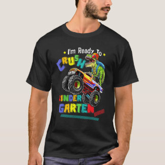 Camiseta Estou pronto para esmagar o dinossauro do jardim d
