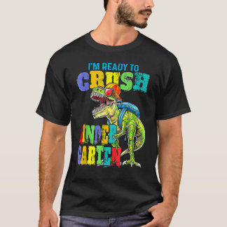 Camiseta Estou pronto para esmagar o dinossauro do jardim d