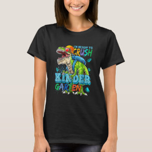 Camiseta Estou pronto para esmagar o dinossauro do jardim d