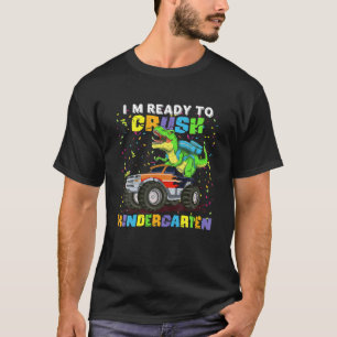 Camiseta Estou pronto para esmagar o dinossauro do jardim d