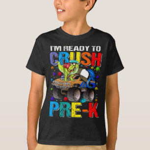 Camiseta Estou pronto para esmagar o Dinossauro Monstro Pr