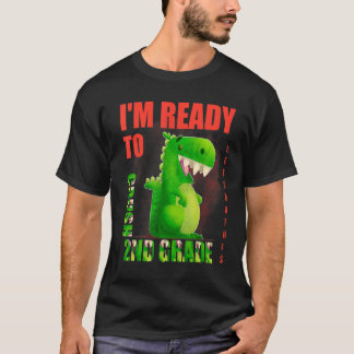Camiseta Estou pronto para esmagar o Dinossauro Rex Grau se