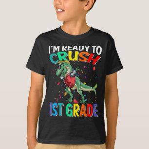 Camiseta Estou pronto para esmagar o Dinossauro rua