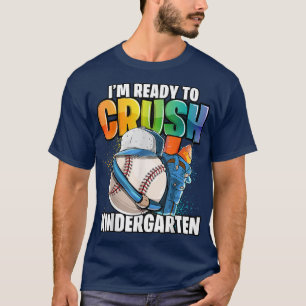 Camiseta Estou pronto para esmagar o infantário beisebol de