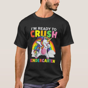 Camiseta Estou pronto para esmagar o jardim de infância, B