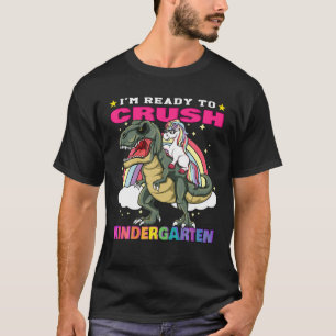 Camiseta Estou pronto para esmagar o jardim de infância, Cu