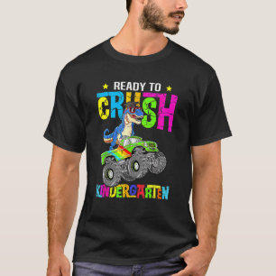 Camiseta Estou Pronto Para Esmagar O Jardim De Infância Din