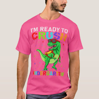 Camiseta Estou Pronto Para Esmagar O Jardim De Infância T R