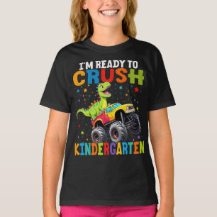 Camiseta Estou pronto para esmagar o jardim de infância T R