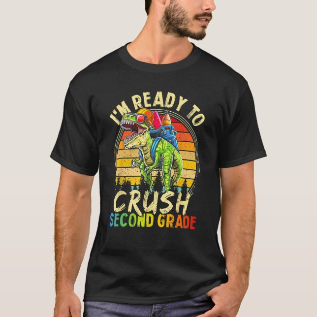 Camiseta Estou pronto para esmagar o monstro de segunda cla (Frente)