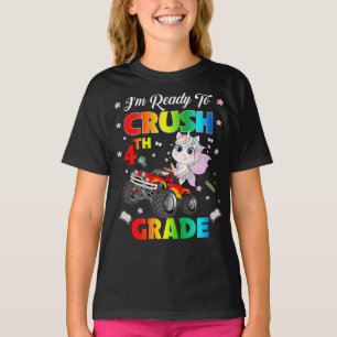 Camiseta Estou Pronto Para Esmagar O Monstro Do 4º Grau Uni