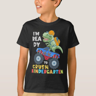 Camiseta Estou pronto para esmagar o monstro do dinossauro.