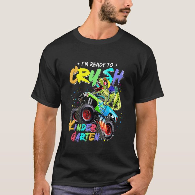 Camiseta Estou pronto para esmagar o Monstro do Jardim de I (Frente)
