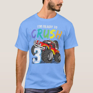 Camiseta Estou pronto para esmagar o monstro gráfico engraç