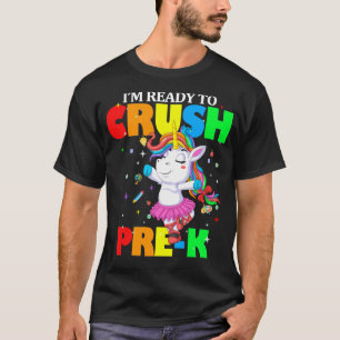 Camiseta Estou pronto para esmagar o pré-k