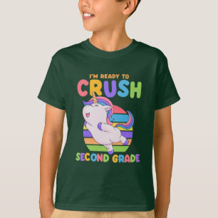Camiseta Estou pronto para esmagar o segundo 2º ano de volt